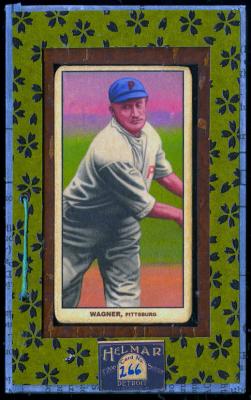 Picture, Helmar Brewing, T206-Helmar Card # 266, Honus WAGNER (HOF), Throwing follow through, Pittsburgh Pirates